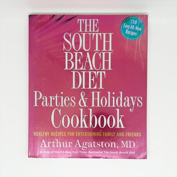 Lot of 2 The South Beach Diet Books by Arthur Agatston, MD Cookbooks - Picture 2 of 8